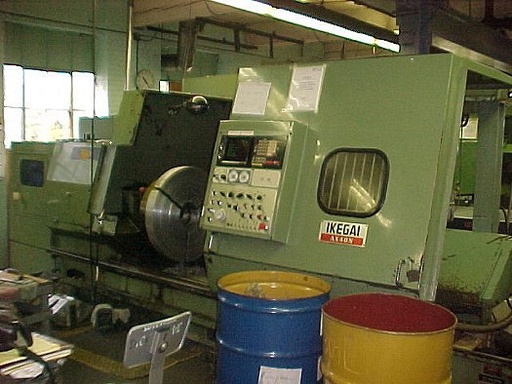 IKEGAI AX-40N,FANUC 6T,32 SWING,23 5/8 OVER CARRIAGE,TAILSTOCK,CHIP, 1982