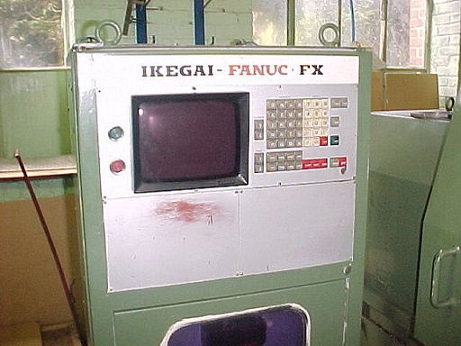 IKEGAI AX-40N,FANUC 6T,32 SWING,23 5/8 OVER CARRIAGE,TAILSTOCK,CHIP, 1982