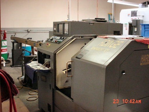 HARDINGE GT-27,FANUC 18T, GANG TOOL LATHE,BAR FEED,6000 RPM, 1998