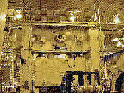 1500 Ton VERSON,MODEL 52-1500-156-54T, 75 HP MOTOR,10 STROKE, 10 ADJ, 1978