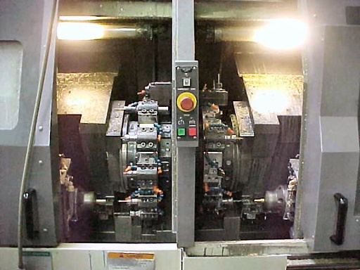 MORI SEIKI DL-151Y, FANUC CNC,TWIN SPINDLE, TWIN TURRET,6 CHUCKS, 2000
