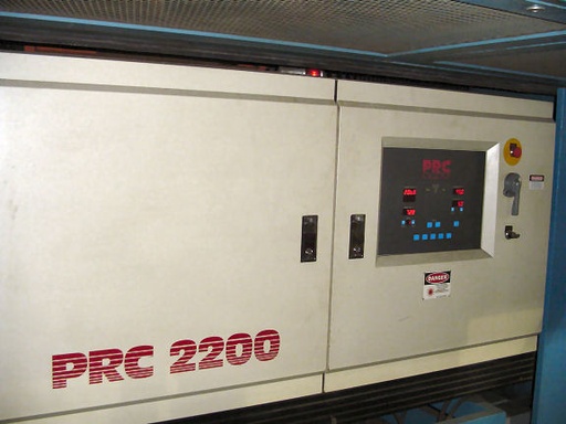 PRIMA RAPIDO PRC 2200,5 AXIS, 2- 60 X 120 TABLES, 2400 WATTS,1/4 STEEL, 1996