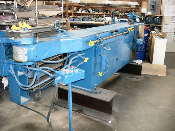 1 PINE #1,1 1 3/8 stainless tube, 8 RADIUS,HYD MANDREL EXTRACTOR,