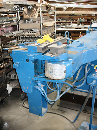 1 PINE #1,1 1 3/8 stainless tube, 8 RADIUS,HYD MANDREL EXTRACTOR,