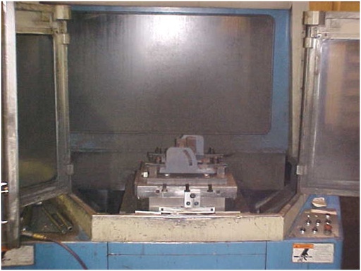 27.95 X, 25.59 Y, 25.59 Z, MAZAK H-500/50,40ATC,50 TPR,5000 RPM,M-32 CNC, 1989