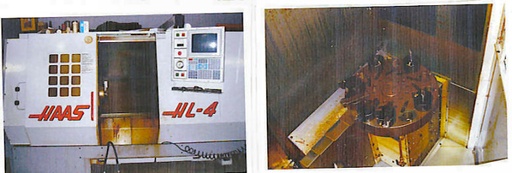 HAAS HL-4, HAAS CNC,10 Chk,2 1/2 BAR,3500 RPM,39 CC,30 HP,TAILSTOCK, 1997