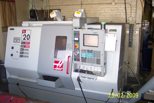 HAAS SL-20 BIG BORE, HAAS CNC, 10 Chk,PROG TAILSTOCK, 2 1/2 bar, 2004