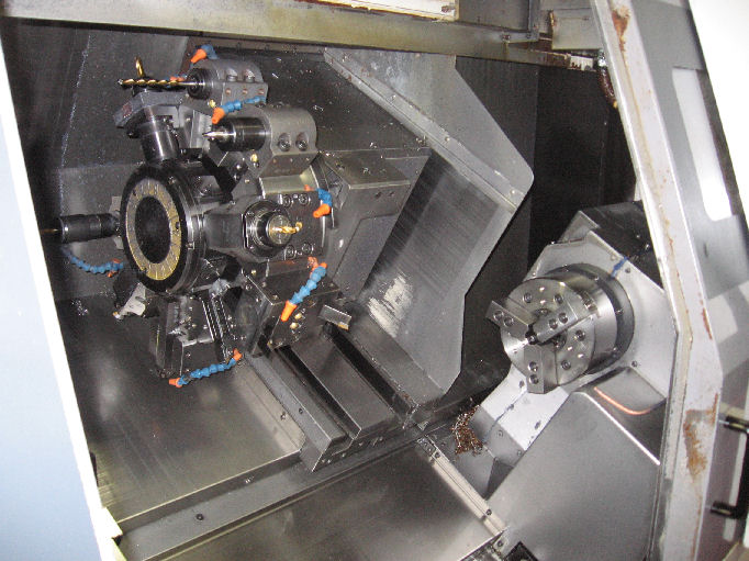 MORI SEIKI SL-250B SMC, FANUC CNC, 10 Chk, 3 , 1998,