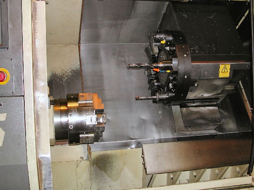 HARDINGE COBRA 65, FANUC 21T, 10 Chk, 2 1/2 BAR,TAILSTOCK,12 TOOL, 1998
