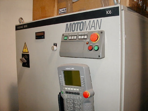 MOTOMAN ARCMATE 1000 WELDING CELL,YASNAC MRC,MR-500 TABLE,6 AXIS, 1998,