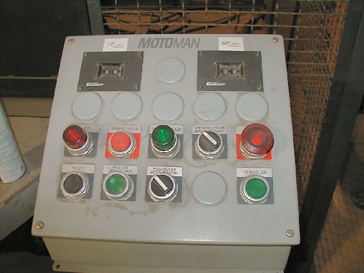 MOTOMAN ARCMATE 1000 WELDING CELL,YASNAC MRC,MR-500 TABLE,6 AXIS, 1998,