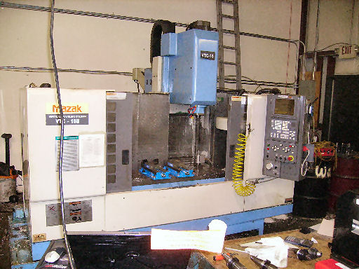 44.99 X, 16.14 Y, 20.08 Z, MAZAK VTC-16B,8000 RPM, 15 HP, 1999