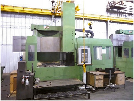 57 TITAN 57/65,FANUC OITC,12 ATC,39.37 TURNING HEIGHT,4 JAW CHUCK, 2008