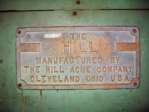 48 x 48 x 144 , HILL ACME,2 grinding heads, rebuilt 1983
