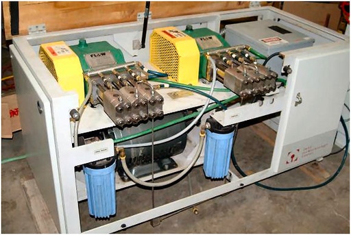 OMAX, No. 2652, 1999,Completely refurbished,TWIN PUMPS,69 X 30 TABLE