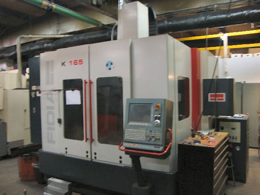 39.37 X, 23.622 Y, 19.685 Z, FIDIA K165,5 AXIS,24 ATC,30,000 RPM,FIDIA M2,2002