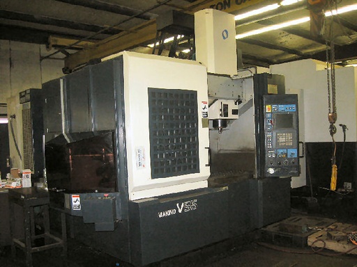 35.4 X, 19.7 Y, 19.7 Z, MAKINO V55, 14,000 RPM,PRO 3 CNC,CRT,CT 40,25 ATC. 2001