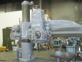 6' x 15 , CARLTON,15-1500 RPM,12 SPINDLE TRAVEL,PWR CLAMPING/ELEVATION, 1958