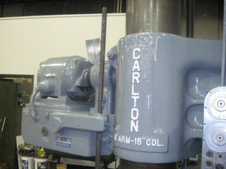 6' x 15 , CARLTON,15-1500 RPM,12 SPINDLE TRAVEL,PWR CLAMPING/ELEVATION, 1958