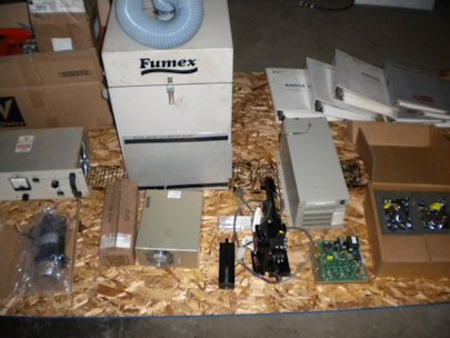 CMS 5050Y PRODUCTION LASER MARKING MACH.2-50 WATT DIODE LASERS,PARTS CONV. 2003