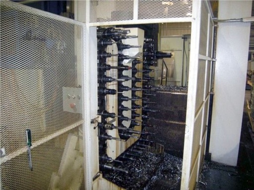 5 GIDDINGS & LEWIS PC-50,FANUC 160IMB,98 x,83 y,62 z,31 spindle,rot tble,200