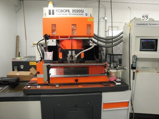 CHARMILLES ROBOFIL 2020SI, CHARMILLES CNC/CRT,12.4 X,8.4 Y, AWT, 1997 & 1999