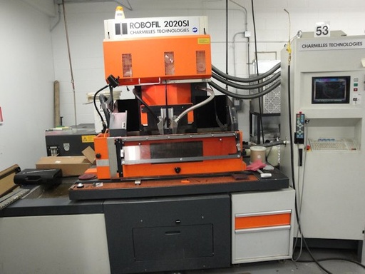 CHARMILLES ROBOFIL 2020SI, CHARMILLES CNC/CRT,12.4 X,8.4 Y, AWT, 1997 & 1999