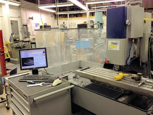 SMITHY CNC-1240,BENCH TOP CNC MILL,22 x,13 y,13.5 z,40 table, 2008