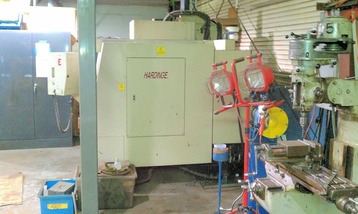 40 X, 20 Y, 20 Z,HARDINGE VMC1000,FANUC OMB,8000 RPM,20 ATC,15 HP,LOW HRS,1999