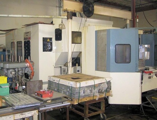 39.4 X, 33.5 Y, 29.5 Z,NIGATA SPN-63,24.8 pallets,12000rpm,124 atc,fanuc,1999