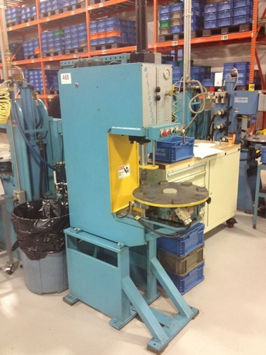 8 Ton MULTIPRESS M5P-8P,rotary index table,7 throat, 16 daylight, 2001