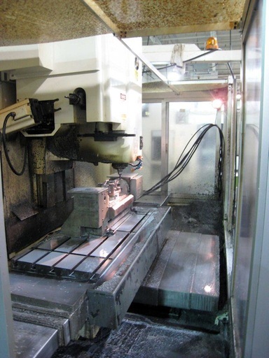 44.3 X, 22.2 Y, 22.5 Z, KITAMURA MYCENTER 4,YASNAC CNC,10,000 RPM,20 HP,1995