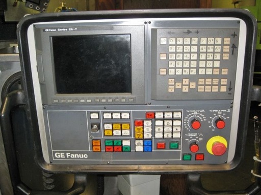 48 GIDDINGS & LEWIS,FANUC 21I-T,4jaw chuck,53 SWING,50 HP, 400 RPM