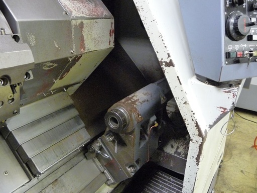 LEADWELL T-7, FANUC OT, 8 Chk, 2 ,4500 rpm,12 tool turret,20.4 swing, 2004