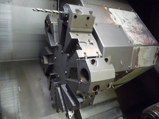 LEADWELL T-7, FANUC OT, 8 Chk, 2 ,4500 rpm,12 tool turret,20.4 swing, 2004