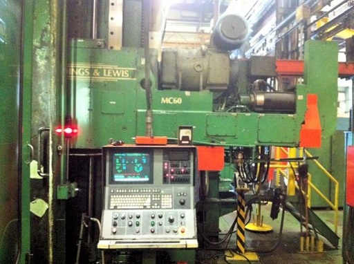 6 GIDDINGS & LEWIS MC-60,G & L8000B/CRT,60 ATC,50 TPR,72 X,54 Y,36 Z,85 W, 1993