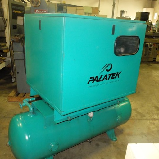 28 CFM, 125 PSI, PALATEK No 7.5 BP,7 HP,80 GALLON TANK