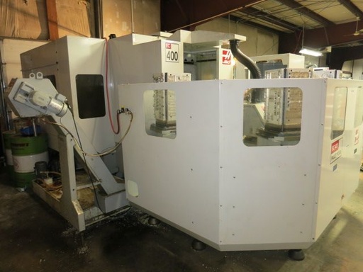 20 X, 20 Y, 20 Z, HAAS EC-400PP,4 AXIS,12,000 RPM,6 PALLETS 15.75 , 2009