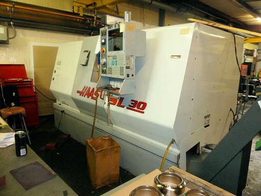 HAAS SL-30T, 10 Chk, 3 ,TAILSTOCK,39 CC,30 SWING,12 TOOL TURRET, 2001
