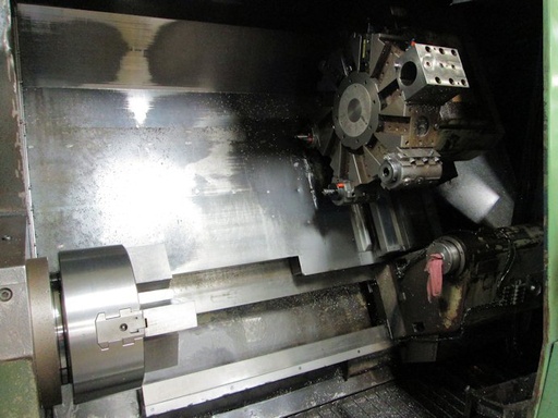 WASINO LJ-6, FANUC 6T, 15 Chk, 3 ,19.7 SWING, 24 CC, 20 HP, CHIP CONV, 1983