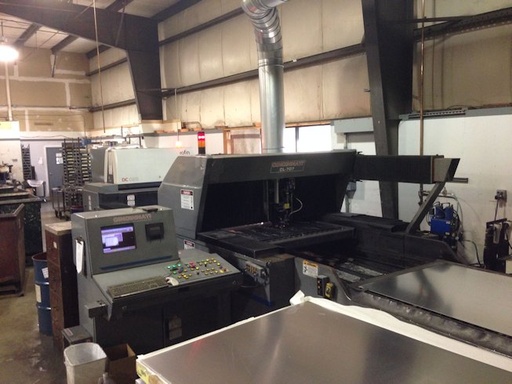 CINCINNATI CL 707 2500DC,2014 RESONATOR REFURB,4' X 8' TABLE, 2001
