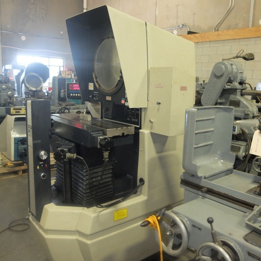 14 OGP MODEL XL-14S- SURFACE ILLUM.,8 X 32 TABLE,12 X,9 Y,DRO,10X,20X,50X