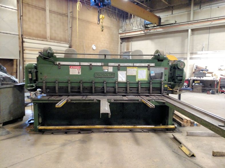 1/2 x 10' CINCINNATI 4310,SQUARING ARM
