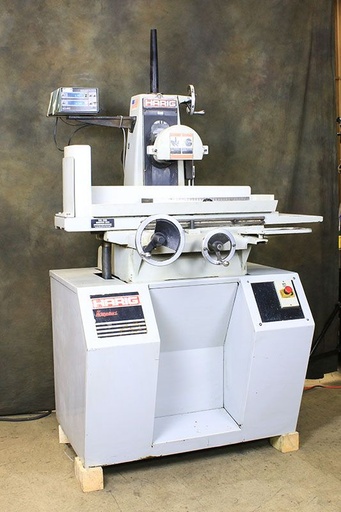 6 x 18 HARIG 618,DRO,HAND FEED,HARD WAYS,WALKER CHUCK,7 GRINDING WHEEL, 1991