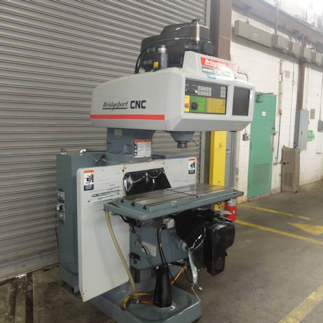 BRIDGEPORT SERIES I MODEL R2E4 CNC VERTICAL MILL WITH BOSS 9 CNC