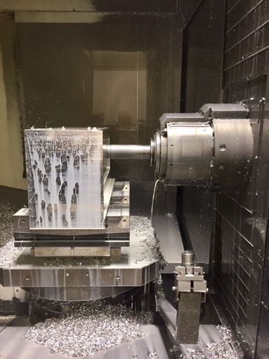 41.4 X, 33.53 Y, 35.42 Z, KITAMURA HX630,FULL 4TH AXIS,FANUC 16M,50 ATC, 2010