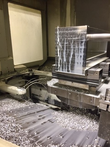 41.4 X, 33.53 Y, 35.42 Z, KITAMURA HX630,FULL 4TH AXIS,FANUC 16M,50 ATC, 2010