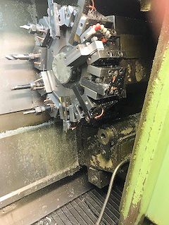 DAINICHI BX-45, FANUC 10TF, 8 Chk,2 1/2 BORE,10 TOOL TURRET,3500 RPM,CHIP CONV