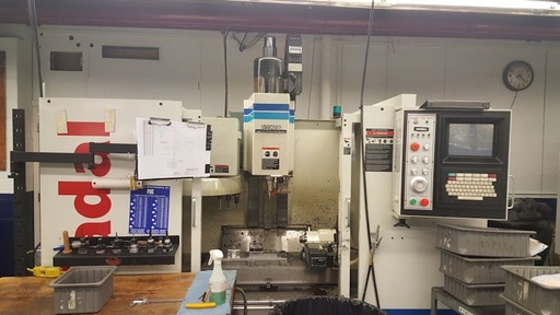 22 X, 16 Y, 20 Z, FADAL VMC-40,10 HP, 21 ATC,10,000 RPM, 39 X 16 TABLE, 1994