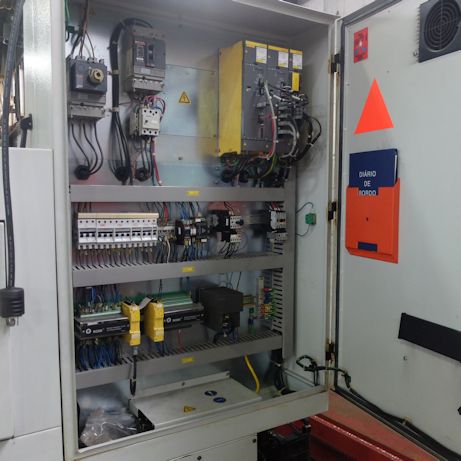 17 x 43 BRIDGEPORT ROMI MODEL M17,FANUC 21T CNC,4000 RPM,8 POS TURRET, 2001